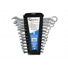 6-22mm kombinētais uzgriežņu atslēgu komplekts 12gab CRV (G11243)