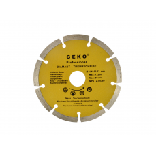 Segmentēts dimanta griešanas asmens 125x8x22mm GEKO Profi (G00251)