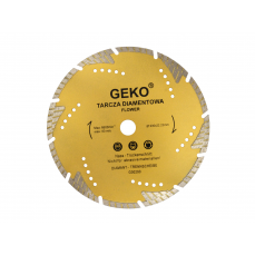 Отрезной алмазный диск цветок 230x22mm GEKO Profi (G00290)