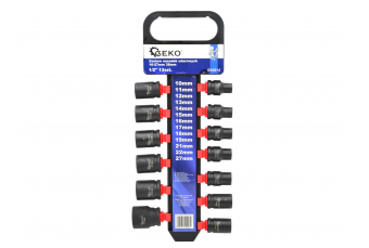 Impact Sockets Set 1/2" 10-27mm 38mm (13pcs) (G10514)