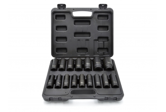 Набор ударных головок длинных 1/2" 10-32мм 16шт. (G10513)