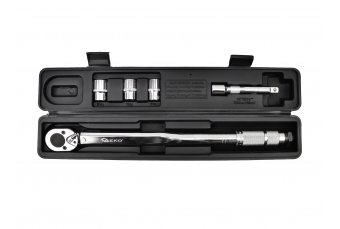 Динамометрический ключ 1/2" 28-210 Нм + головки и удлинитель (G10064)