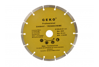 Сегментированый Отрезной алмазный диск 180x8x22mm GEKO Profi (G00252)