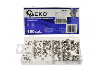 Комплект гаек с закрытой крышкой 150шт. (G02921)