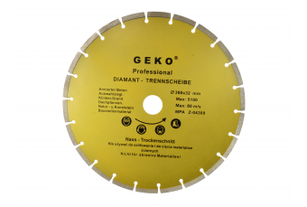 Сегментированый Отрезной алмазный диск 300x8x32mm GEKO Profi (G00254)