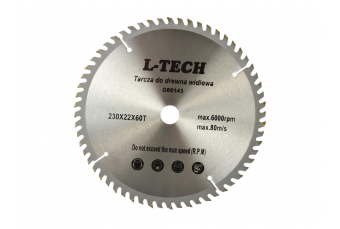 Пильный диск по дереву 230x22x60T (G00143)