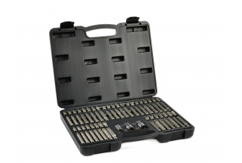 Набор шестигранных бит Torx spline 75штю (G10036)