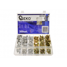 Набор заклепочных гаекалюминиевых и стальных 300шт. (G02910)