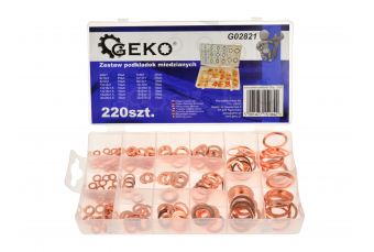 220 pcs Metric Copper Washer Assortment (G02821)