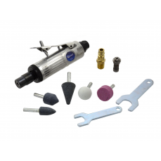 Mini pneimatiskais urbis/slīpmašīna 1/4 collas ar piederumu komplektu (G03143)