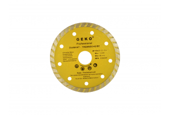 Отрезной алмазный диск Турбо 115x22,2mm GEKO Profi (G00260)
