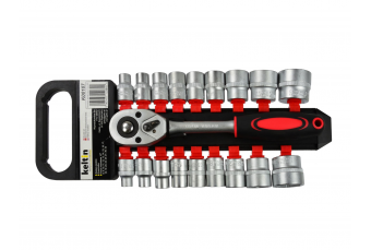 Socket wrench set 8-32mm 1/2" 19 pcs. (K00107)