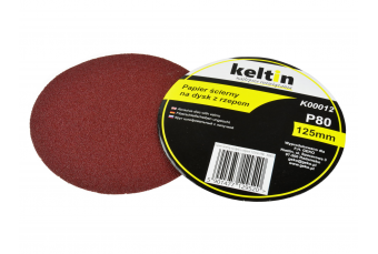 Наждачная бумага с диском Velcro 125мм P80 100шт. (K00012)