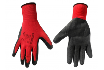 Перчатки защитные GEKO размер 10 / латексный красный 12шт. (G73533)