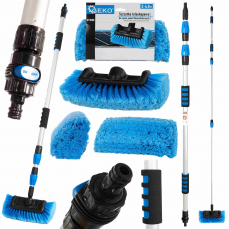 Teleskopiskā birste saules paneļu tīrīšanai 2-4.9m (G73880)