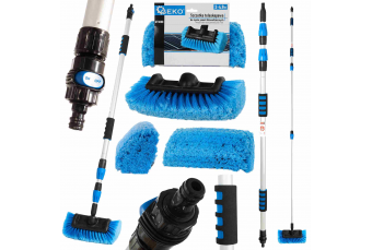 Щетка телескопическая для чистки солнечных панелей 2-4,9м (G73880)