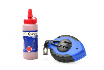 Шнур для скрайбинга 30м + мел 115г красный (G29042)