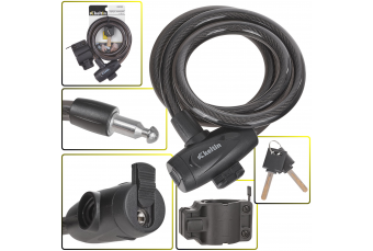 Замок велосипедный 12x1200мм (K02304)