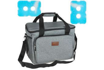 Сумка-холодильник 28 л + два охлаждающих пакета (K00431)