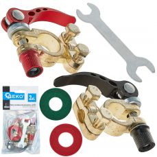 Battery terminal clamps for 6/12V 2pcs. (G02404)