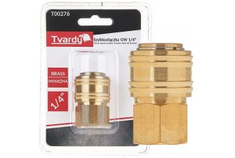 Скоростное соединение латунное GW 1/4" тип внутренней (T00276)