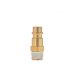 Brass connector with external thread GZ 1/4" male type (T00281)