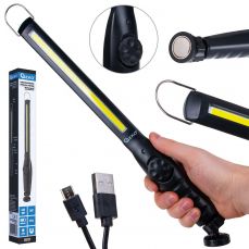 Regulējama pārbaudes lampa ar LED magnētu COB 10W 1800mAh 450lm IP44 (G15123)