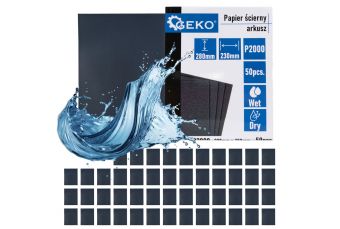 Waterproof sandpaper – sheet 230x280mm P2000 (G78495)