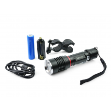 Velosipēda lukturītis CREE 10W 800lm LED + turētājs (G15120)