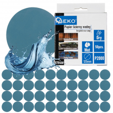 Водостойкая наждачная бумага – Velcro диск 125мм P2000 50шт. (G78466)