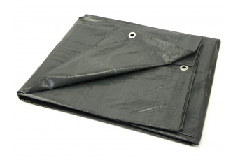 Серый брезент 2х3м толщиной 120 г/м² (G70505)