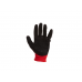 Cotton Work Gloves s.7 with Crinkled Latex Palm Coating, Knit Wrist (red) (G73530)