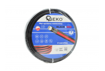 Pastiprināta dārza šļūtene 3/4" 30m BLACK&RED (G73696)