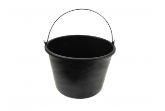 Строительное ведро 20л черное (G66102)