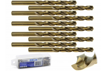 Сверло по металлу 8,5мм из быстрорежущей стали с кобальтом 10шт. (G37085)