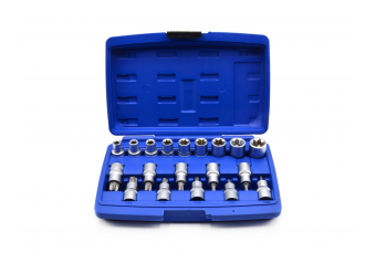 Набор торцевых головок и бит torx 1/2" 19 шт. (G13565)