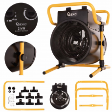 Elektriskais rūpnieciskais sildītājs 2KW (G80409)