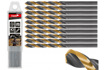 Черно-золотое сверло по металлу HSS 4.80мм 10шт. (Т02048)