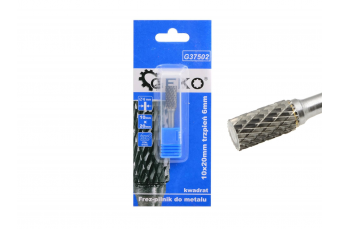 Фреза карбида вольфрама 10x20 мм хвостовик 6 мм (квадратный) (G37502)