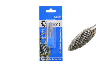 Volframa karbīda metāla griezējs 12x32mm, 6mm kāts (G37501)