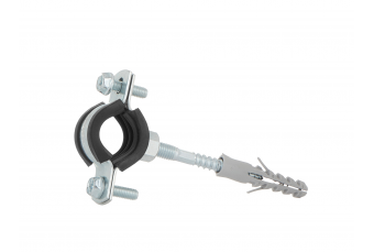 Хомут резиновый металлический 3/4" 26-30мм (G17290)