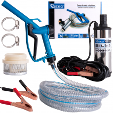 Погружной масляный насос 12В 51мм со шлангом 4м и пистолетом (G00975)