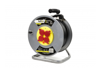 Электрический удлинитель с металлическим барабаном 3x2,5 мм 50 м (K00233)