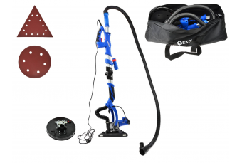 Шлифовальная машина для гипса - жираф 225мм LED + треугольный диск (G80269)