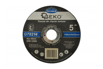 Металлический отрезной круг GEKO PREMIUM 125x2 10шт. (G78214)