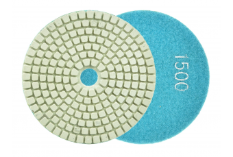 Полировальный диск для мокрого керамогранита 100мм GR1500 (G78915)