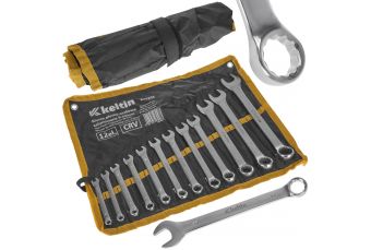 Ключи комбинированные сатиновые 6-22мм 12шт. CRV (K00101)