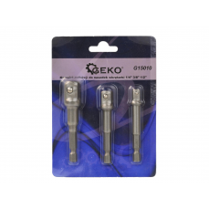 Переходник для торцевых головок 1/4", 3/8", 1/2". (G15010)