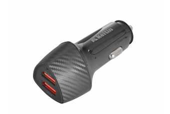 Ātrās uzlādes automašīnas lādētājs 36W 7.2A QC3.0 (K02221)