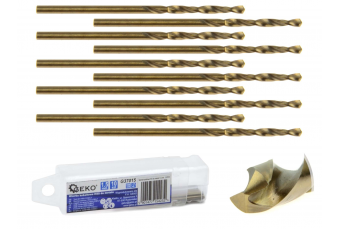 Сверло по металлу 1.5мм из быстрорежущей стали 10шт. (G37015)